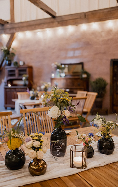 Liebevolle Tischdeko